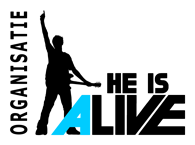 logo He is Alive vzw